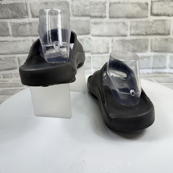 OOFOS OOahh Slide Sandal Black Recovery Comfort Men’s 8 Women’s 10 - Picture 6 of 10